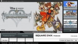 Nouveau site de Square Enix