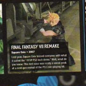 (Rumeur) Final Fantasy VII PS3 finalement prévu ?