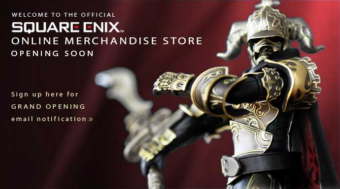 Square-Enix : Ouverture du Online Merchandise Store US ! ! !