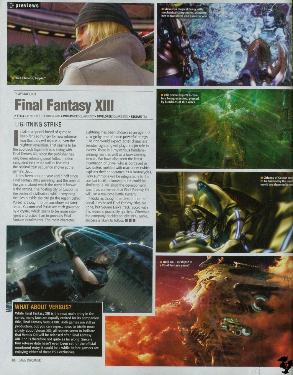 FFXIII : Game Informer s'y met