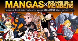 Square Enix lance son service de lecture en ligne