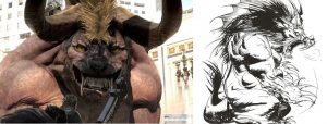 FF XV : Comparatif du bestiaire et des artworks d'Amano-san