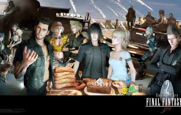 Final Fantasy XV immage commémorative officielle pour le deuxième anniversaire du lancement du jeu